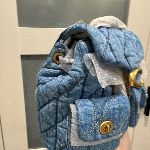 NWT Coach tabby backpack denim - Picture 3 of 11
